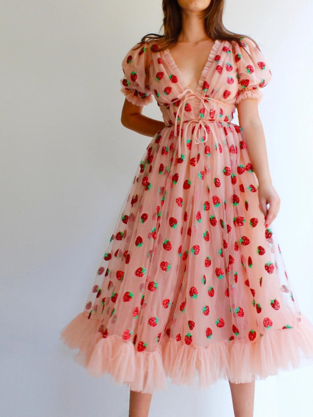 Lirika Matoshi Strawberry Dress Bundle Size XL & Pet M - Picture 3 of 16